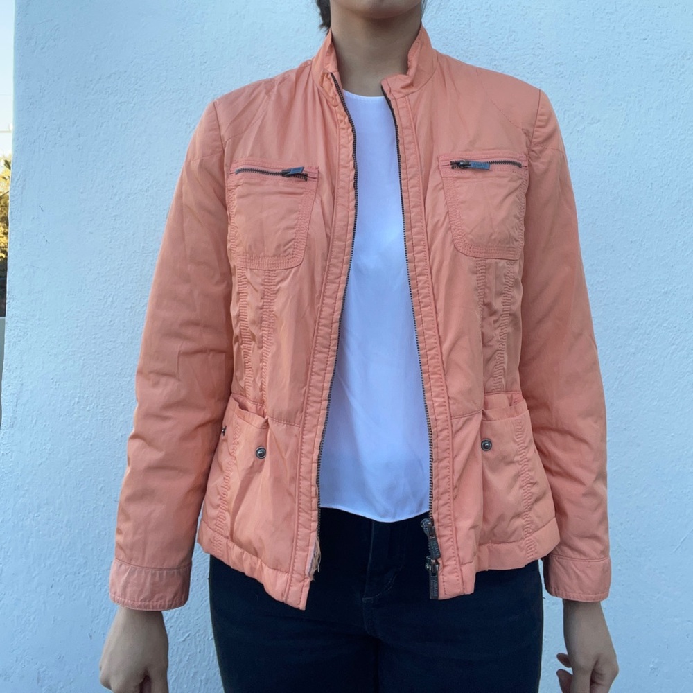 Armani jacket Peach color size S